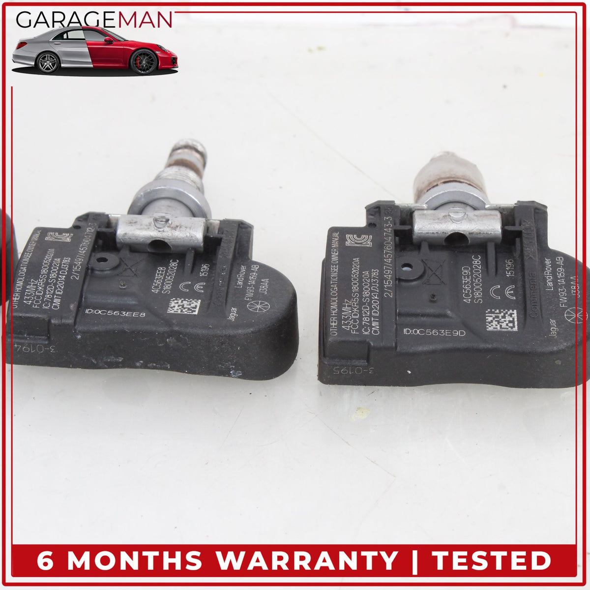 2013-2022 LR Range Rover L405 Tire Pressure Sensor (Set of 4) FW931A159AB OEM