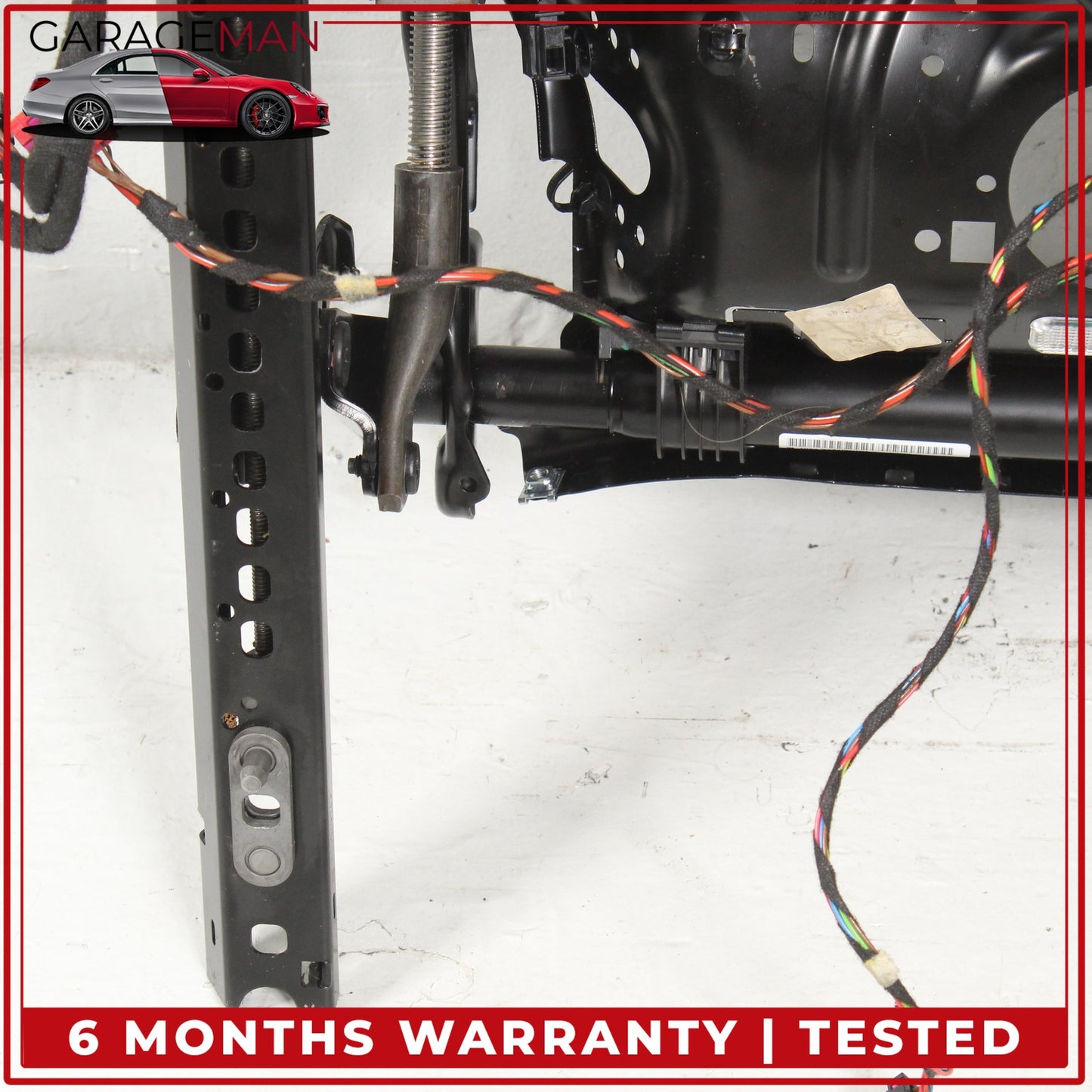 2012-2018 Audi A6 A7 Front Right Side Seat Track Rail Frame w/ Motor OEM