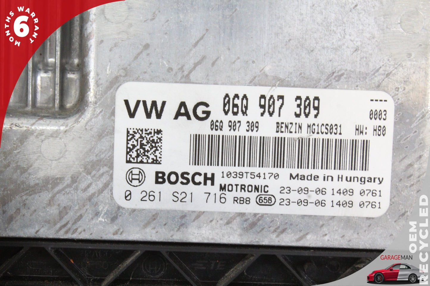 2022-2024 Audi A3 S3 Engine Control Computer Module 06Q907309 OEM