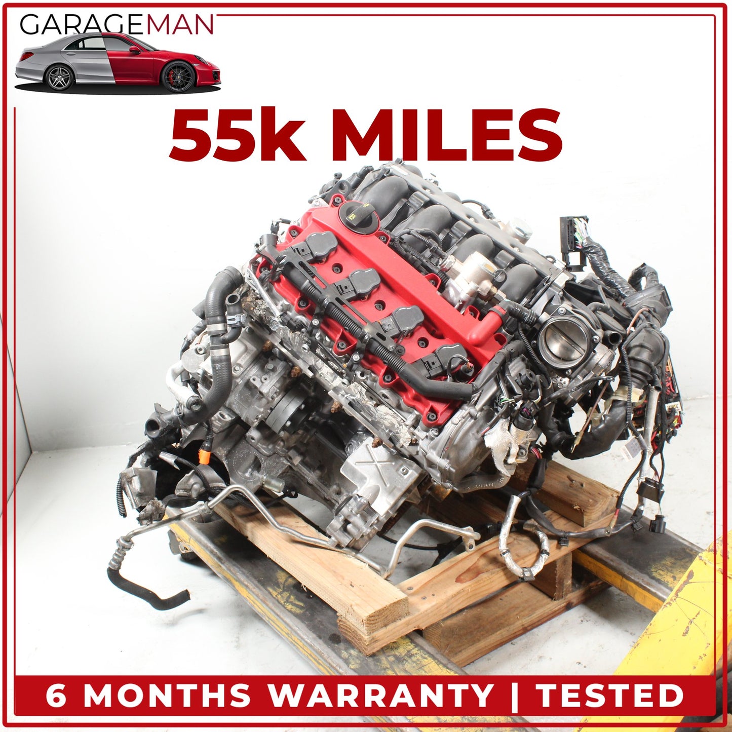 2013-2015 Audi RS5 8T AWD 4.2L V8 Engine Motor Assembly CFSA 55k OEM