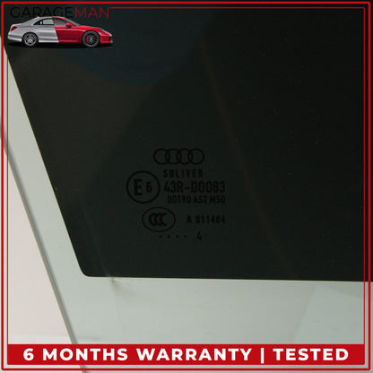 2011-2018 Audi A8 S8 Front Right Passenger Side Door Window Glass 4H0845202A OEM
