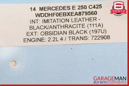 14-16 Mercedes W212 E250 Bluetec Air Intake Cleaner Filter Housing Box OEM