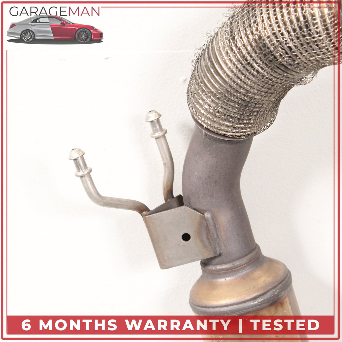 2014-2017 Audi TTS 8S Coupe 2.0L Engine Exhaust Downpipe Assembly 5Q0131690D OEM