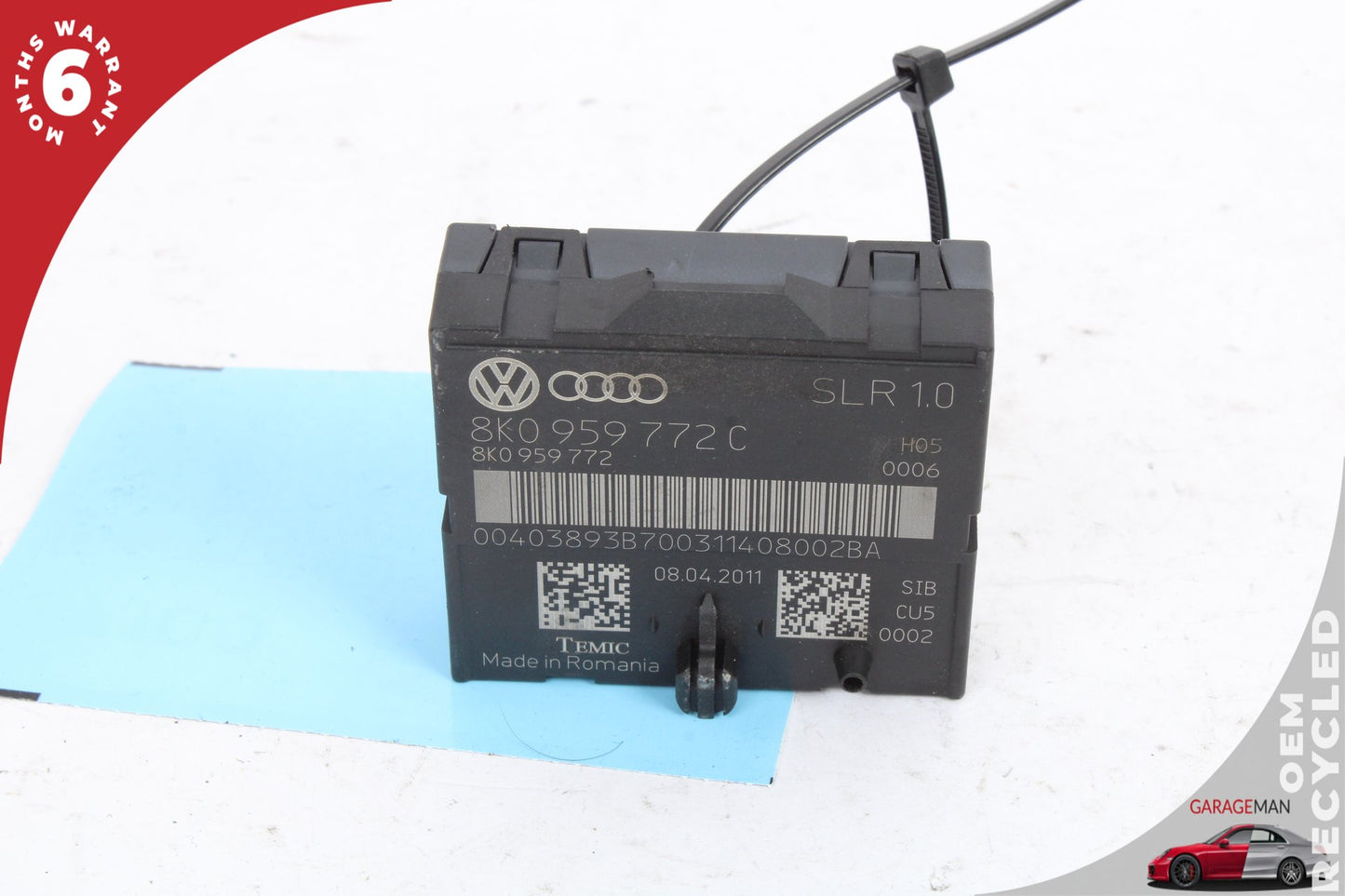12-18 Audi A6 C7 Sedan Front Right Seat Control Module 8K0959772C Genuine