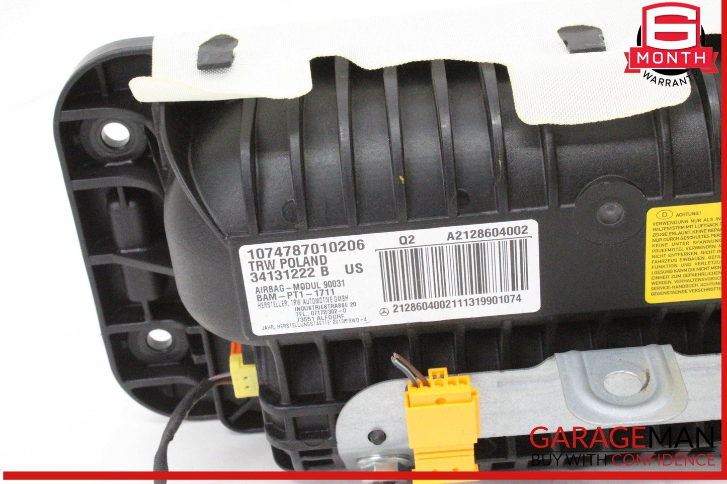 14-16 Mercedes W212 E350 E550 Front Right Side Dashboard Dash Airbag OEM