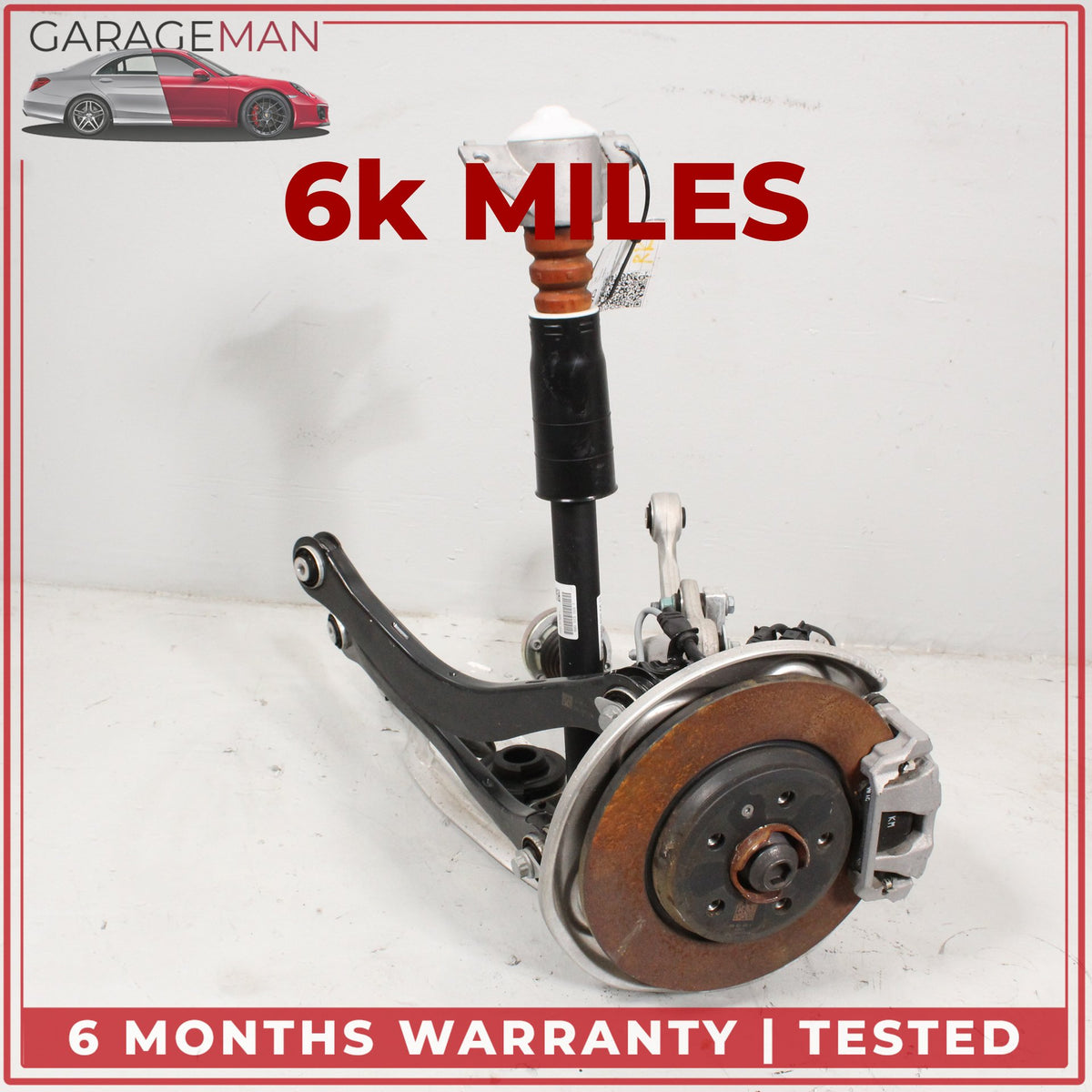 2017-2025 Audi A4 B9 Rear Right Suspension Spindle Knuckle Control Arm Set OEM