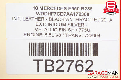 10-18 Mercedes W212 E350 CLS550 Front Right Side Seat Airbag Air Bag Black OEM