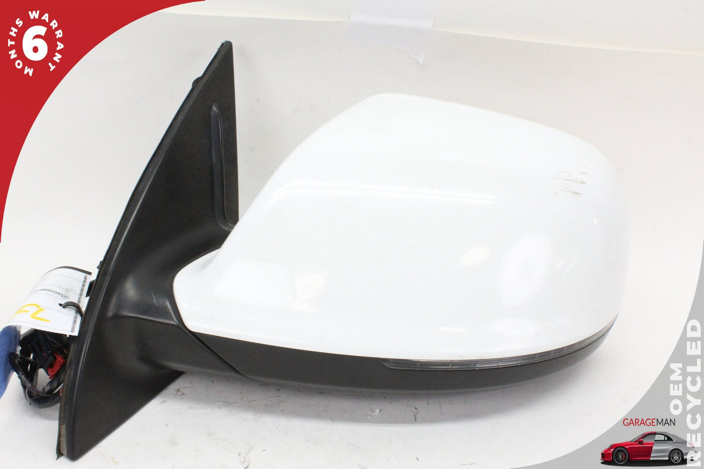 2011-2015 Audi Q7 SUV Front Left Driver Side Door Rear View Mirror White OEM