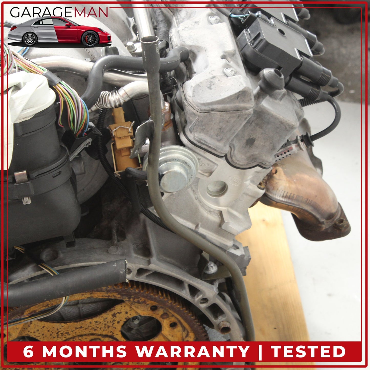 2003-2006 Mercedes R230 SL500 RWD 5.0L V8 Engine Motor Assembly OEM 130K