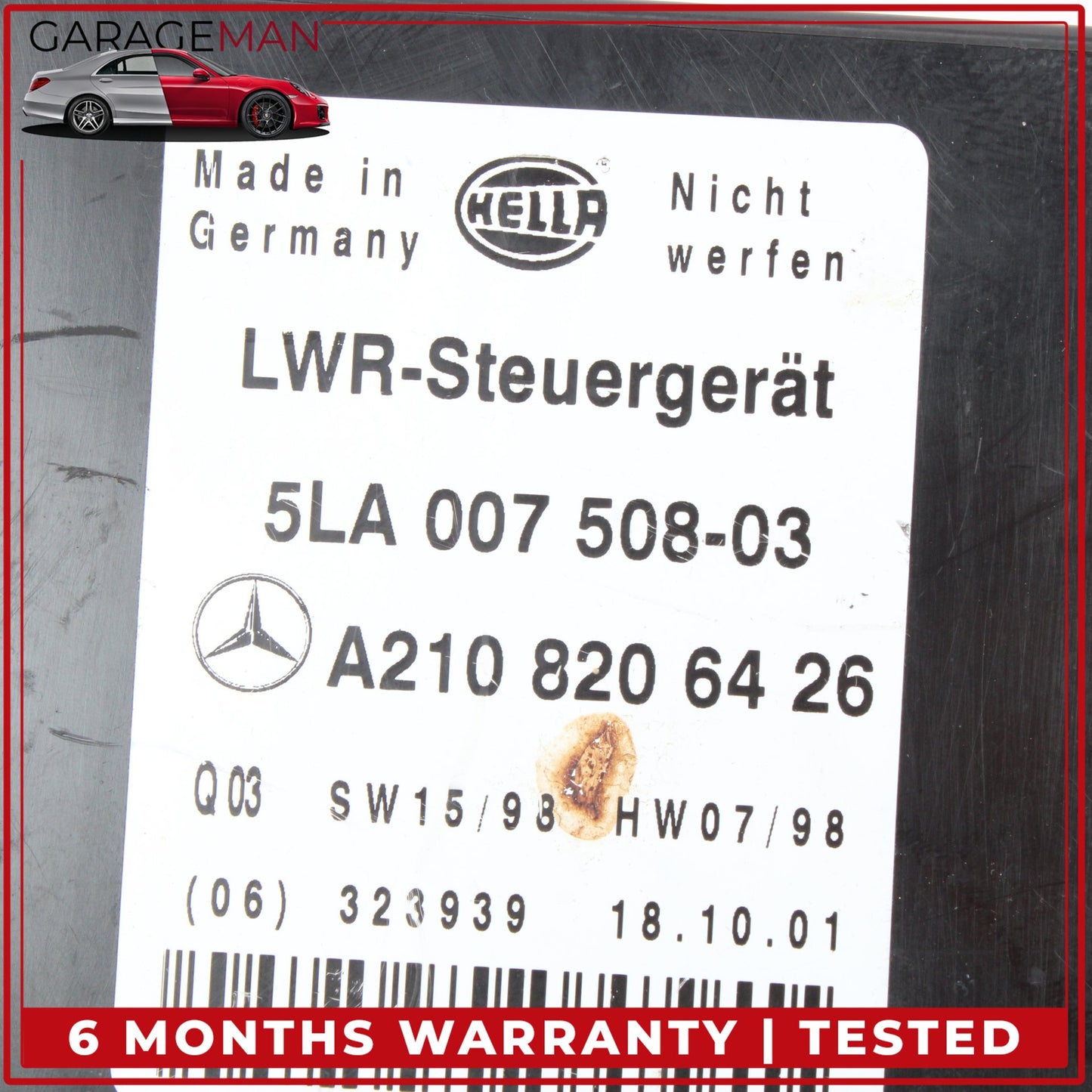 1998-2003 Mercedes W210 E320 Wagon Headlamp Range Control Module 2108206426 OEM