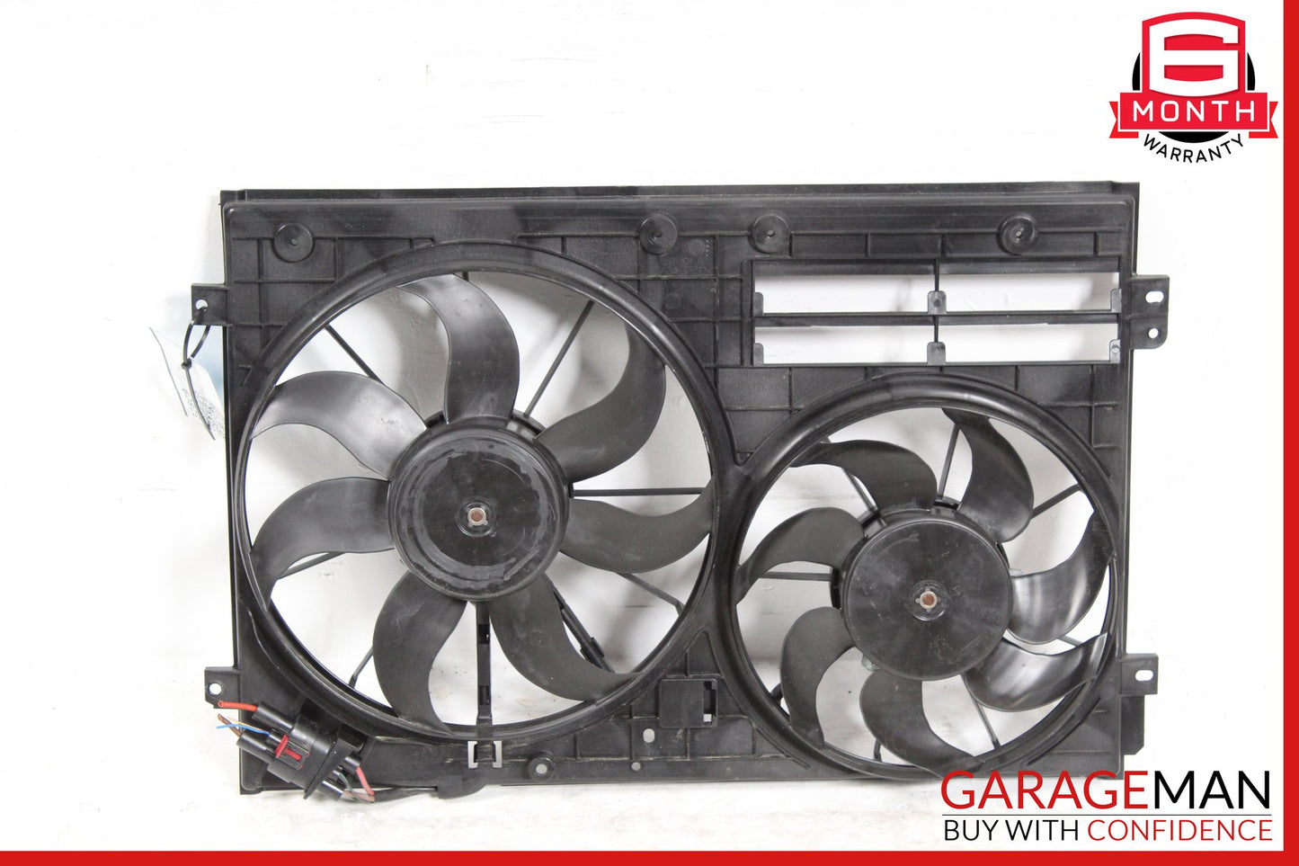 2008-2015 Audi TT 8J Engine Cooling Dual Fan Motor Shroud 1K0121223 OEM