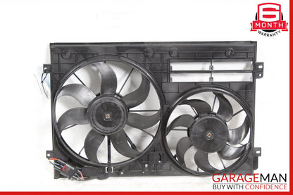 2008-2015 Audi TT 8J Engine Cooling Dual Fan Motor Shroud 1K0121223 OEM
