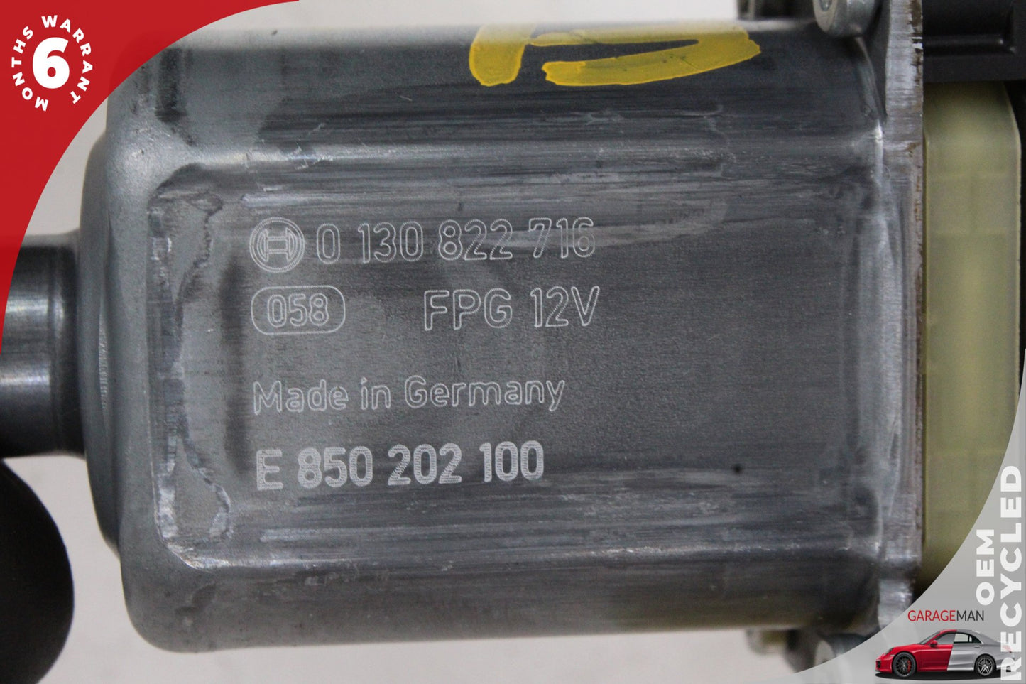 2015-2024 Audi A3 8V Sedan Front Left Window Regulator Motor 0130822716 Genuine