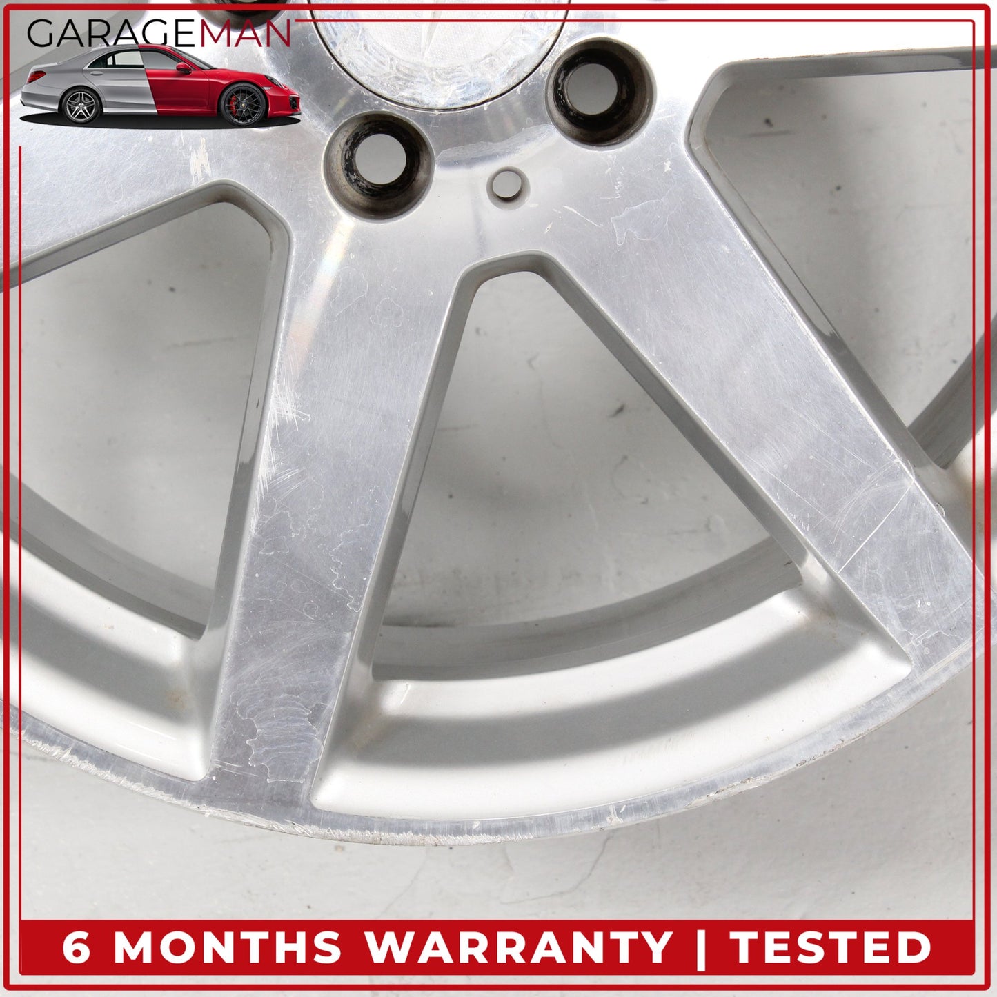 2012-2015 Mercedes W204 C250 Front 7 Spoke Wheel Rim 8JX18H2 ET50 2044019802 OEM