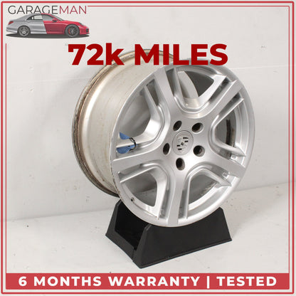 2010-2016 Porsche Panamera 970 10Jx19 ET61 Rear Wheel Rim Silver 97036216001 OEM