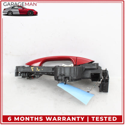 2010-2017 Mercedes C207 E400 Coupe Front Left Side Exterior Door Handle Red OEM