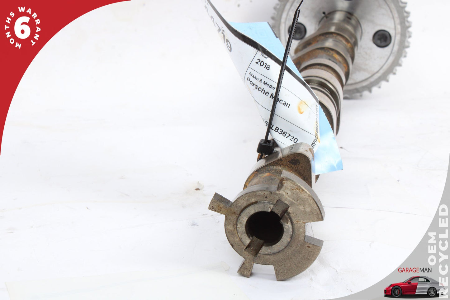 2015-2018 Porsche Macan 95B 3.0L Left Side Exhaust Camshaft w/ Adjuster OEM
