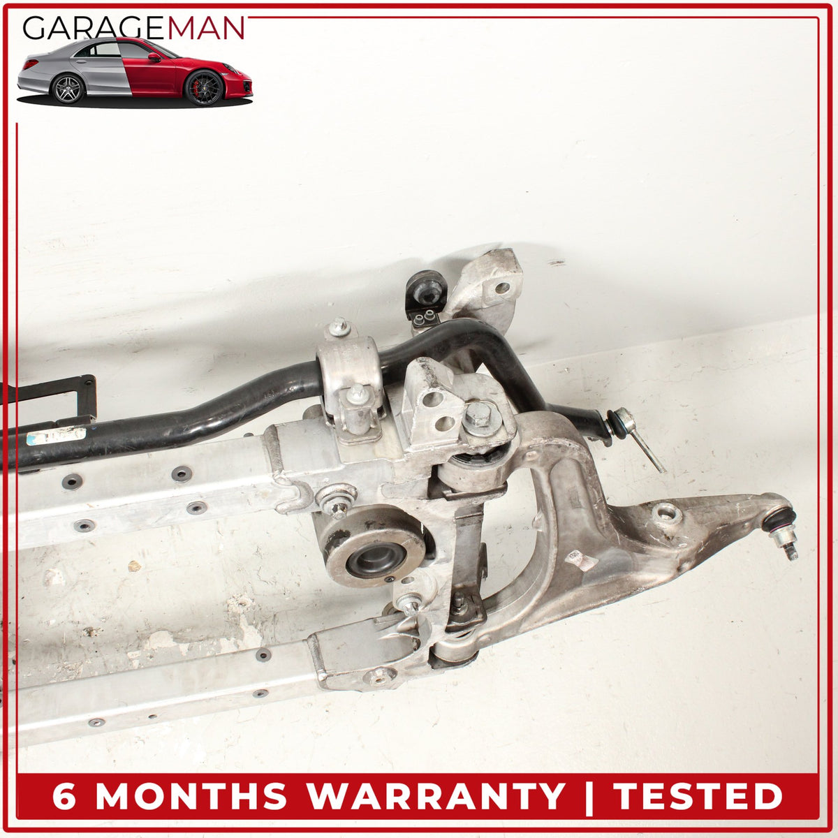 2014-2021 Maserati Ghibli Front Subframe Crossmember w/ Control Arm Sway Bar OEM