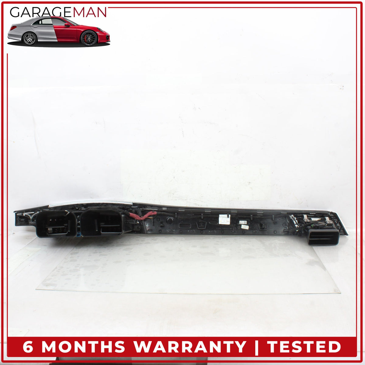 2014-2016 Mercedes W212 E400 Front Dash AC Air Vent Panel w/ Door Trim Wood OEM