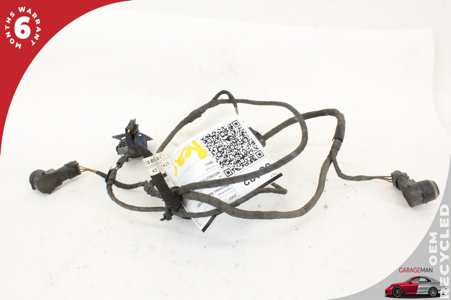 2007-2012 Mercedes W221 S550 Rear Bumper Parking Sensor Wire Harness 2215420417