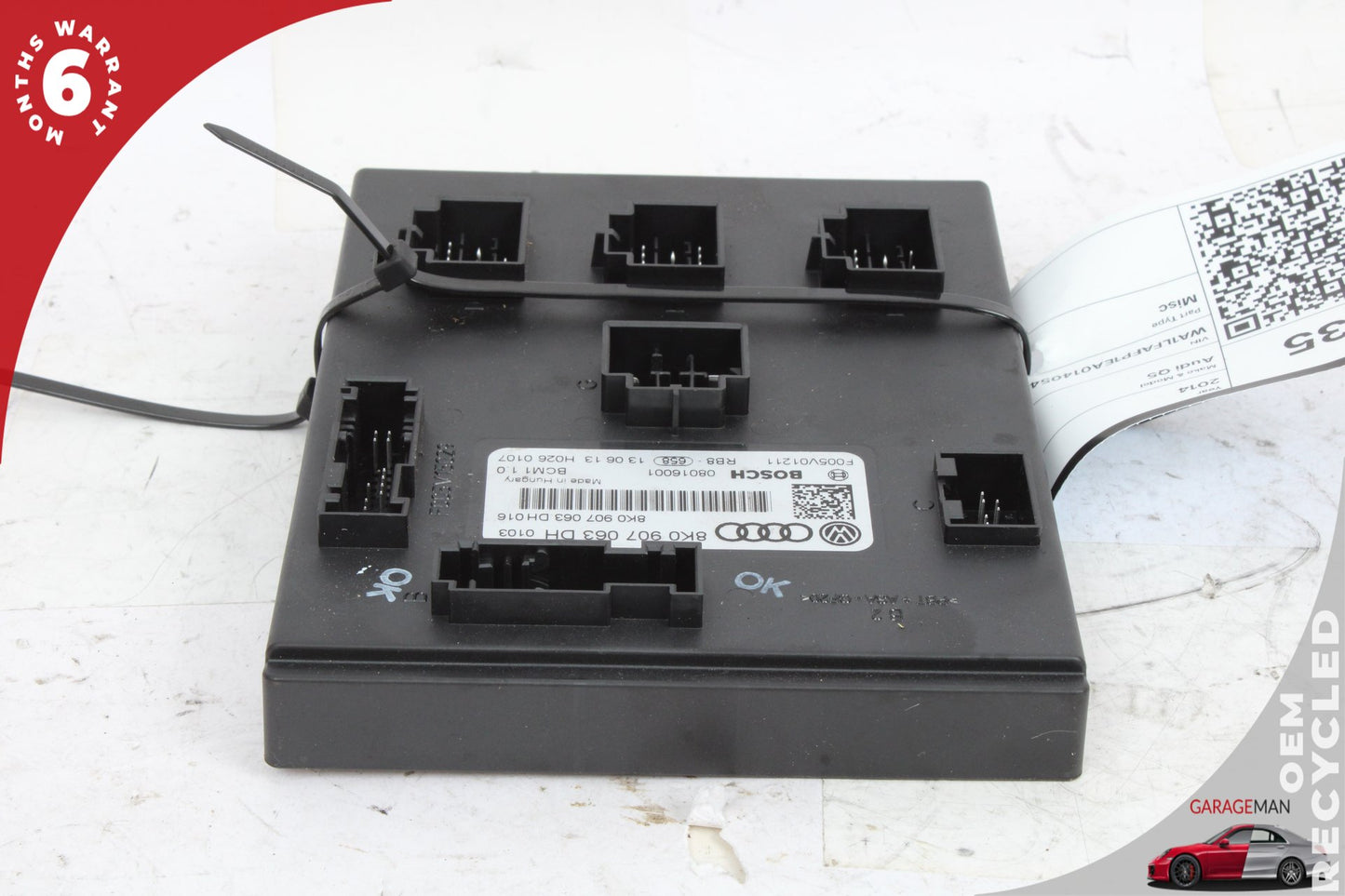 2009-2017 Audi Q5 SQ5 A4 A5 Onboard Supply Control Module Unit 8K0907063DH OEM