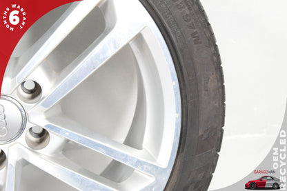 2016-2023 Audi TT Wheel Rim w/ Tire Twin 5 Spoke 8.5JX18H2 ET50 8S0601025E OEM