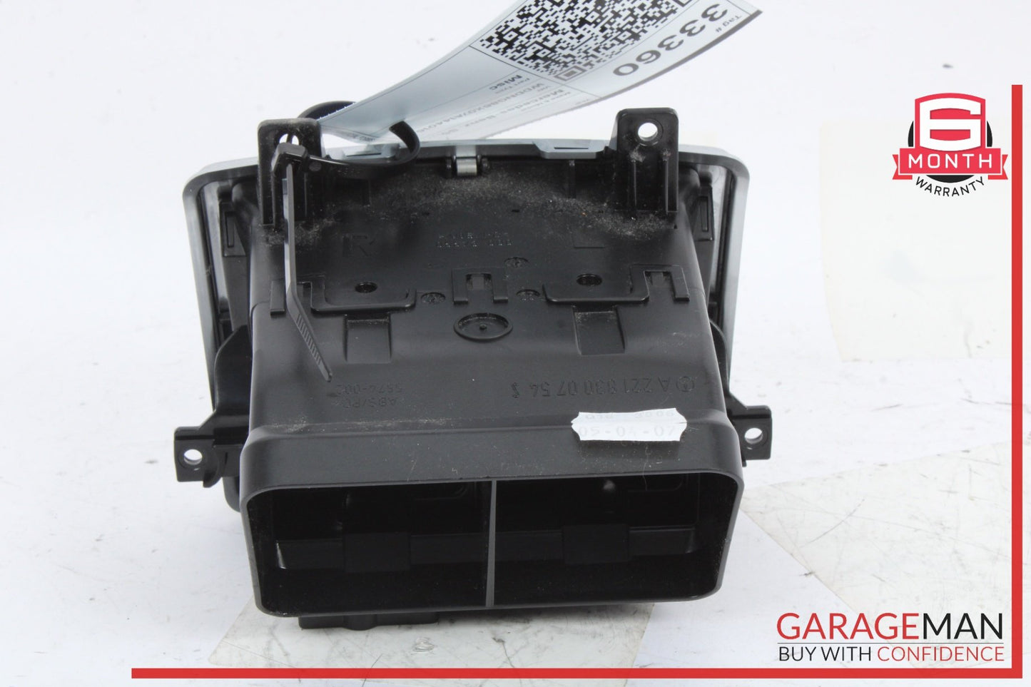2007-2013 Mercedes S550 W221 Rear A/C Climate Control Dual Air Vent 2218300754