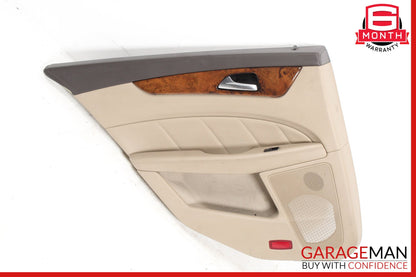 2012-2014 Mercedes W218 CLS550 Rear Left Side Interior Door Panel Beige OEM