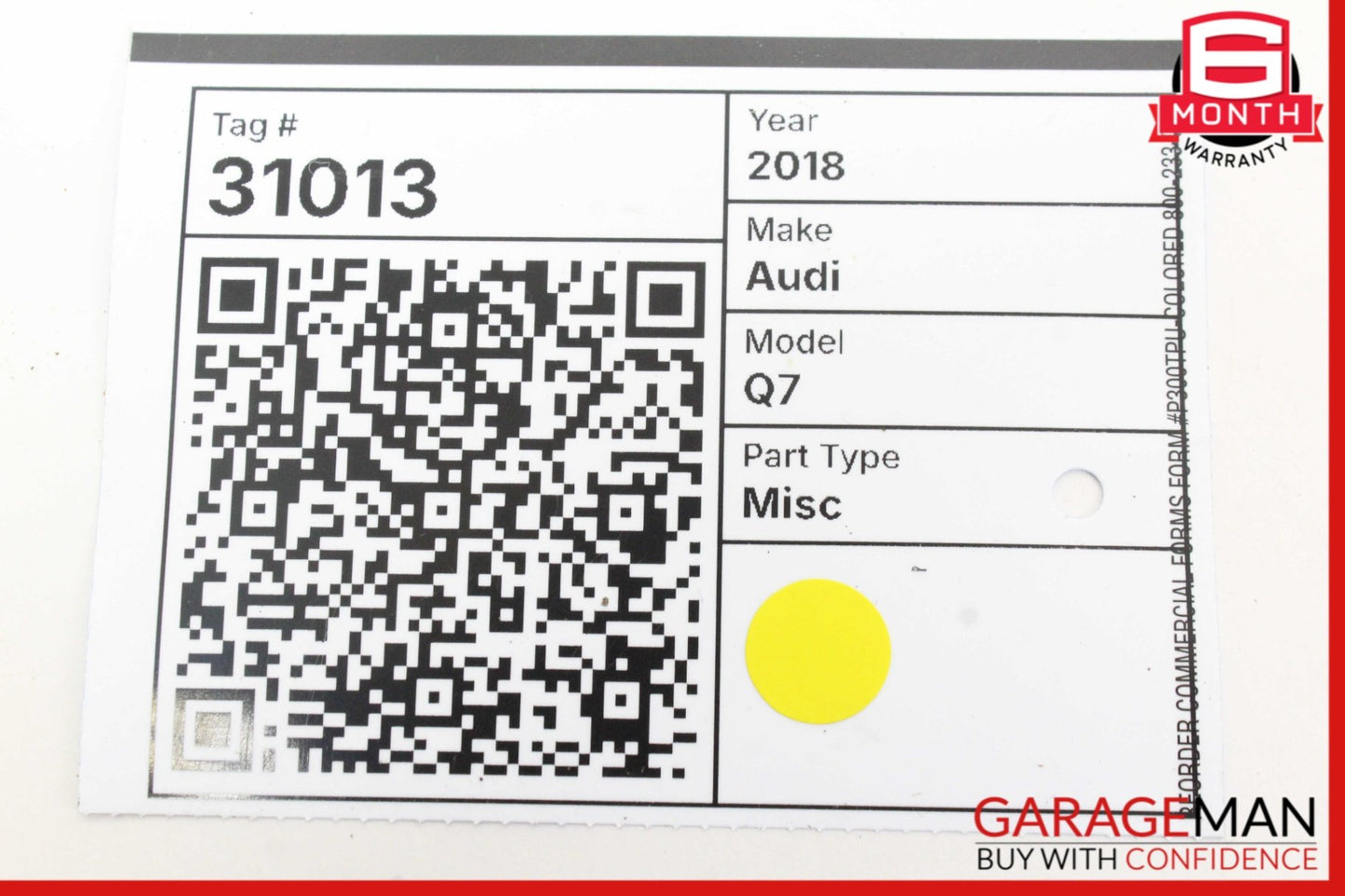 2017-2024 Audi Q7 SUV Rear Left or Right Door Control Module 4M0959795H Genuine