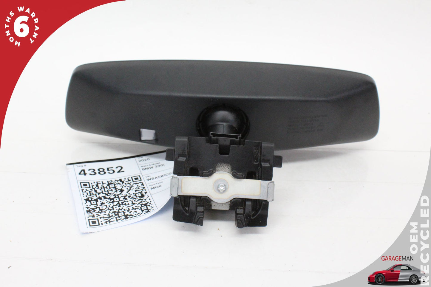 2019-2024 BMW 330i G20 Rear View Mirror w/ Auto Dim and HomeLink