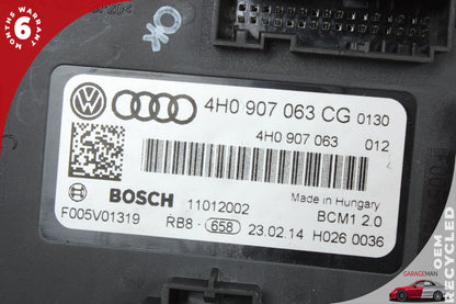 2012-2018 Audi A6 A7 S6 S7 Body Control Module 4H0907063CG OEM