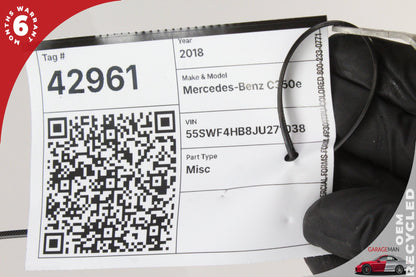 16-18 Mercedes-Benz C350e W205 Sedan Hybrid Battery Power Charge Module Unit 0009005909