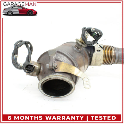 2010-2017 BMW 550i F07 Left Driver Side Exhaust Downpipe 7645441 OEM