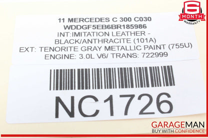 08-15 Mercedes W204 C300 C250 Front Right Passenger Side Dash Airbag Air Bag OEM