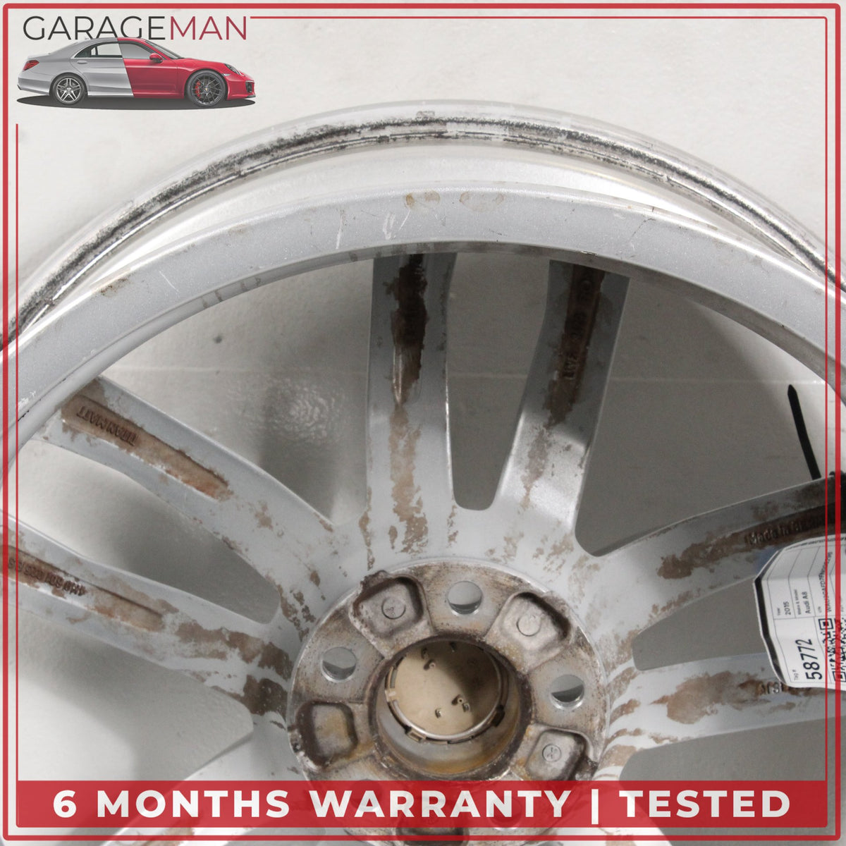 2011-2018 Audi A8 S8 A7 Front or Rear Side Wheel Rim 9JX20H2ET37 4H0601025BS OEM