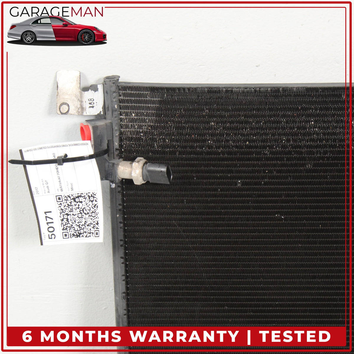2017-2024 Audi Q7 Q8 AC A/C Air Conditioning Condenser Radiator 4M0816411B OEM