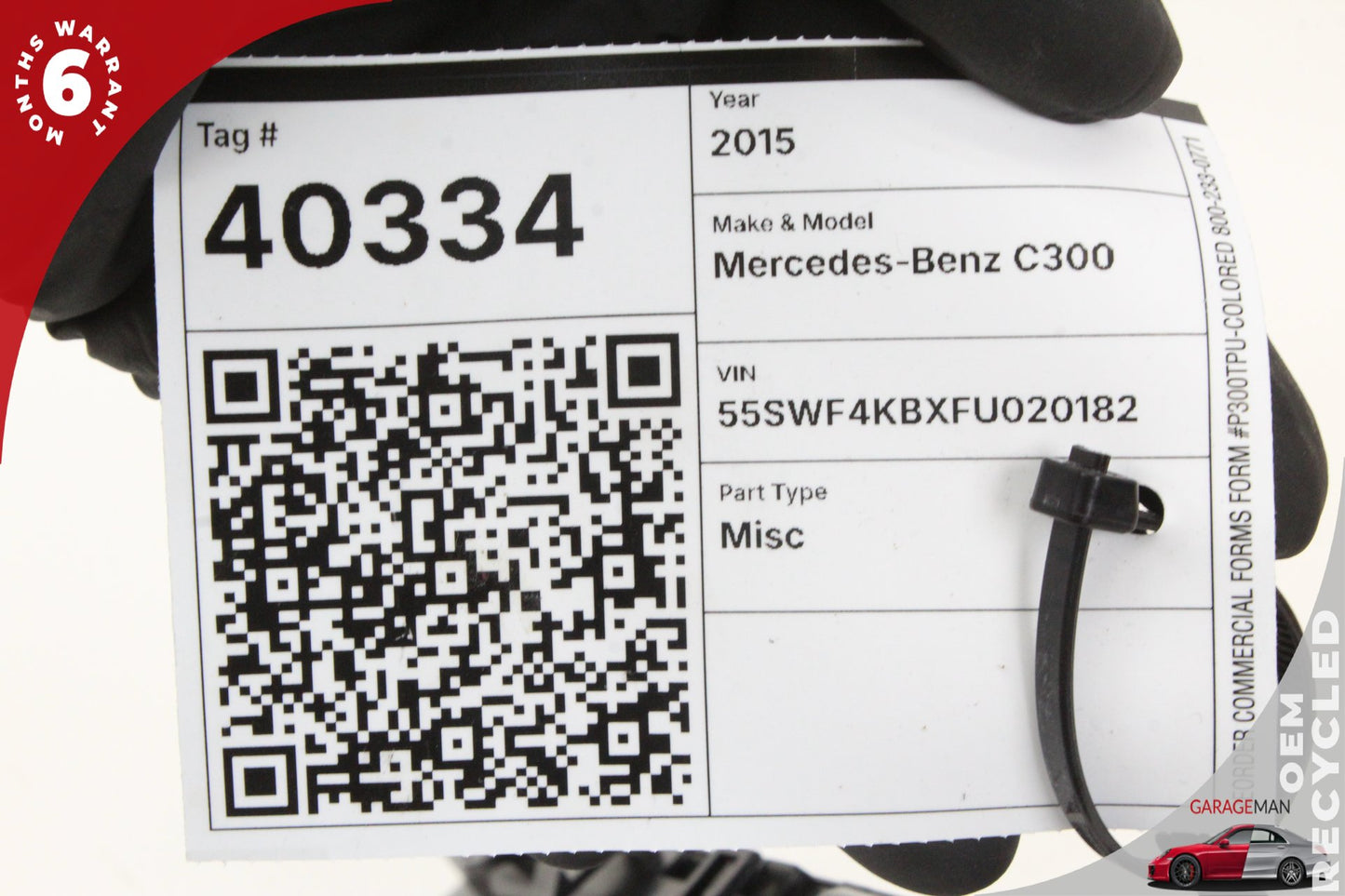 2015-2019 Mercedes W205 C300 Center Dash Hazard Control Switch 2059055201 OEM