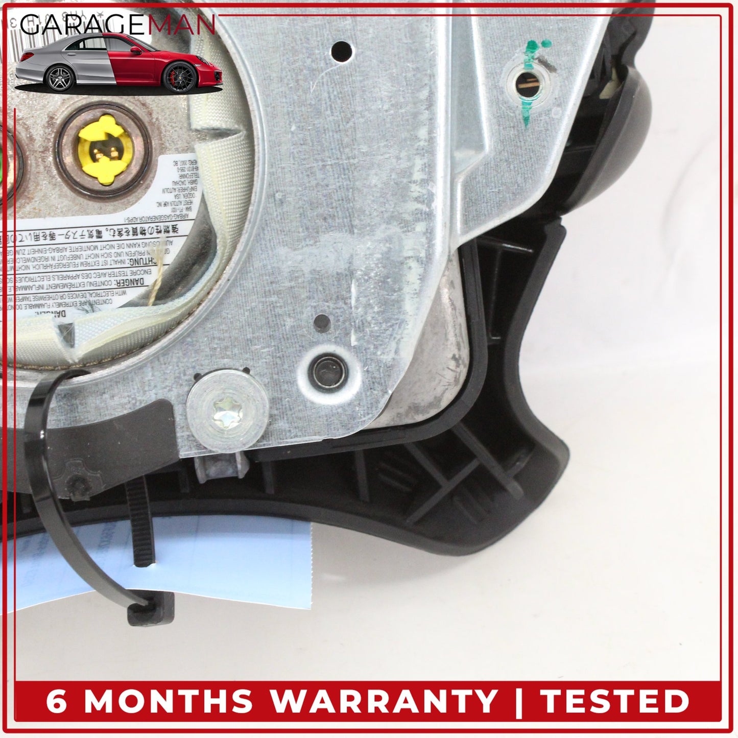 2003-2012 Mercedes W211 E350 Front Left Side Steering Wheel Airbag Black OEM