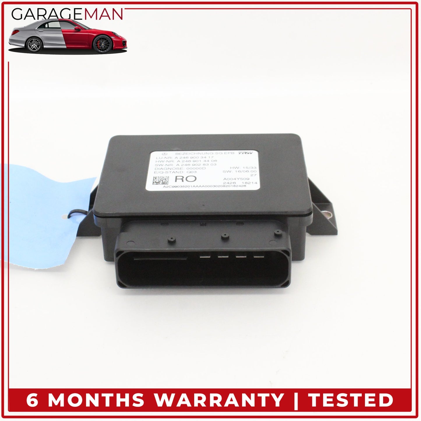 2012-2020 Mercedes-Benz CLA250 W117 Sedan Hand Parking Brake Control Module 2469014406 OEM