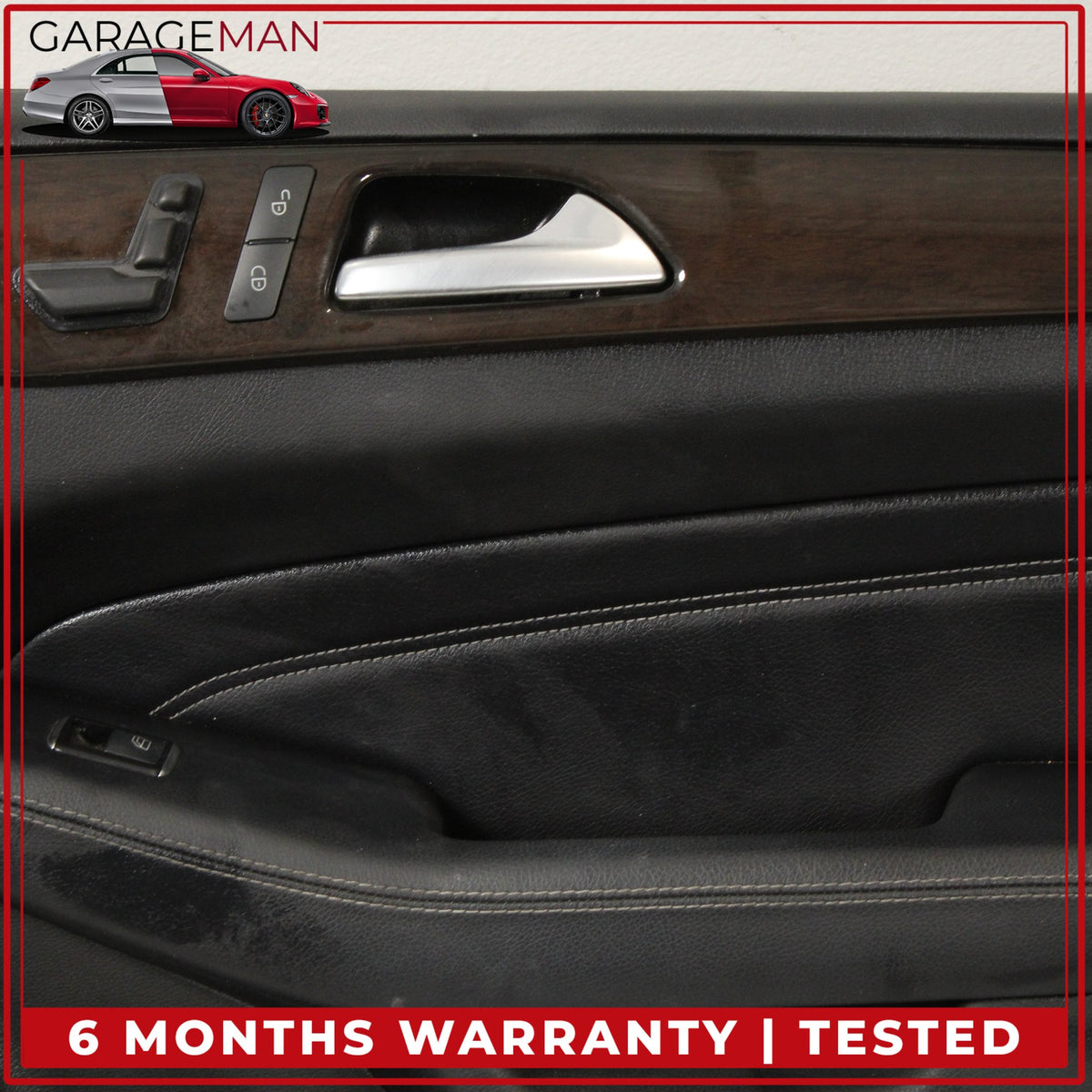 2012-2015 Mercedes W166 ML350 Front Right Side Door Trim Cover Panel Black OEM
