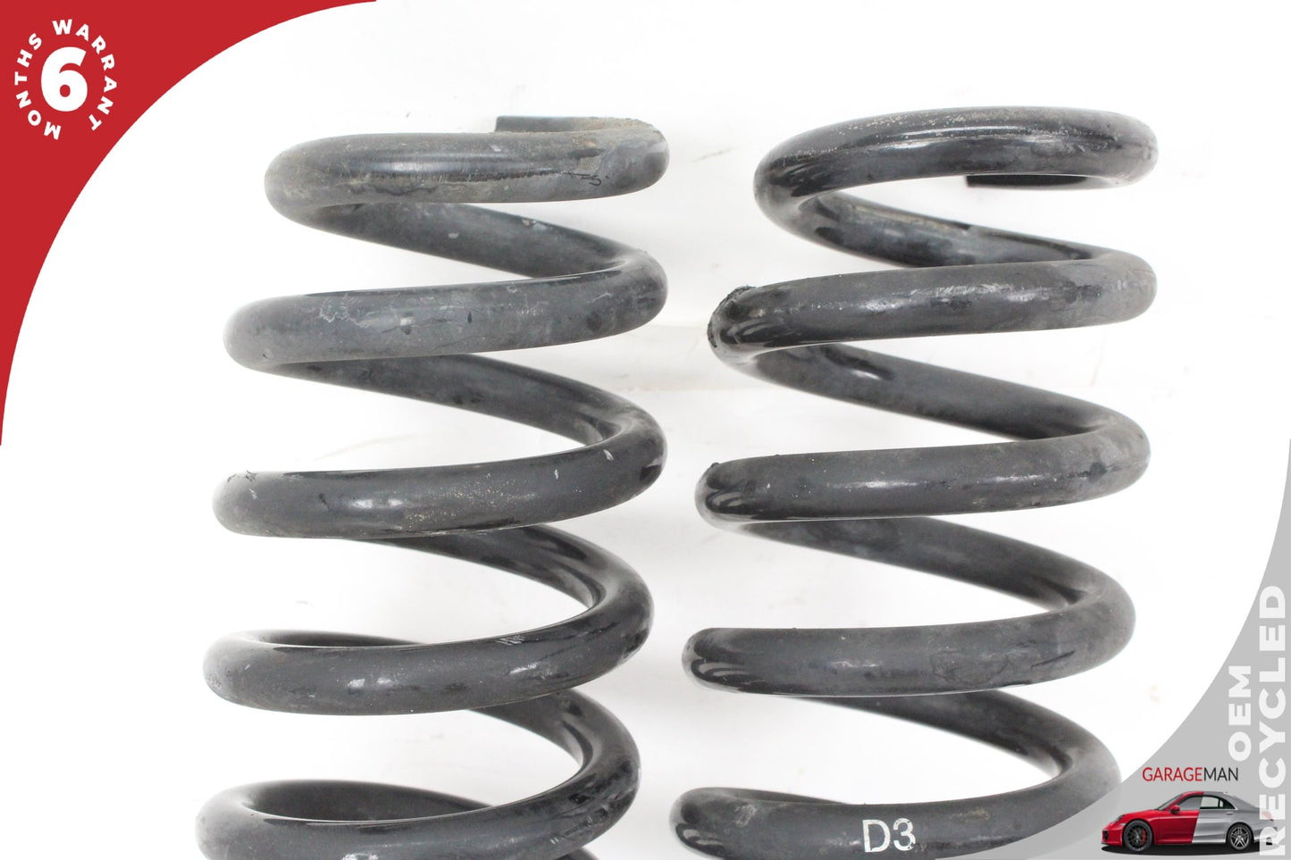 2011-2013 BMW 335is 328i Rear Left and Right Side Coil Spring Set 6767337 OEM