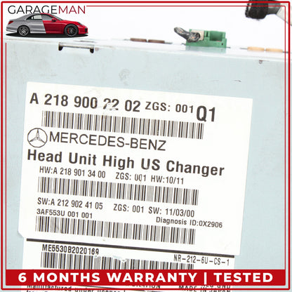 2012-2014 Mercedes W218 CLS63 AMG Head Unit Navigation Command CD Audio OEM