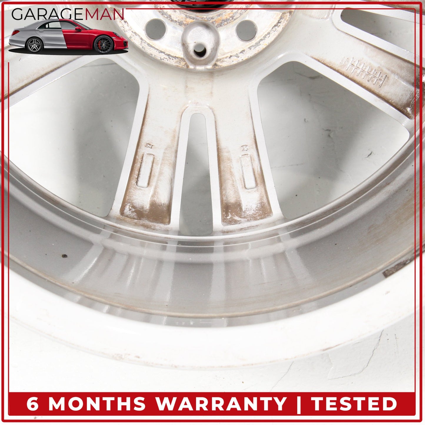 2014-2016 Mercedes W212 E350 Twin 5 Spoke Wheel Rim 8.5JX18H2ET48 2124015702 OEM
