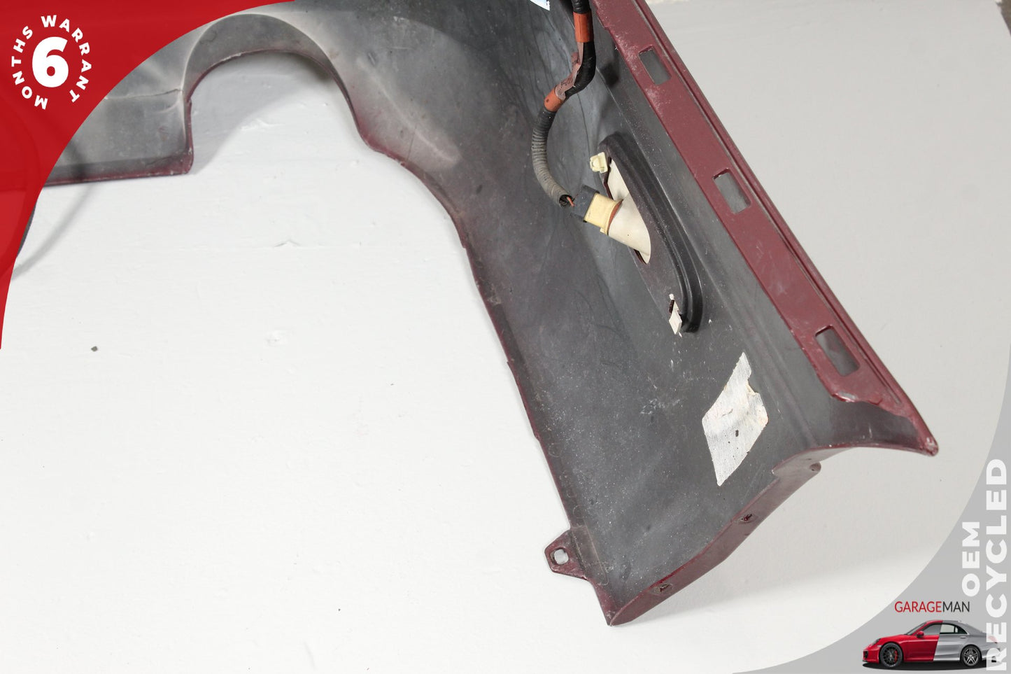 02-05 Ford Thunderbird Convertible Rear Bumper Cover Red 1W6Z17K835BAA