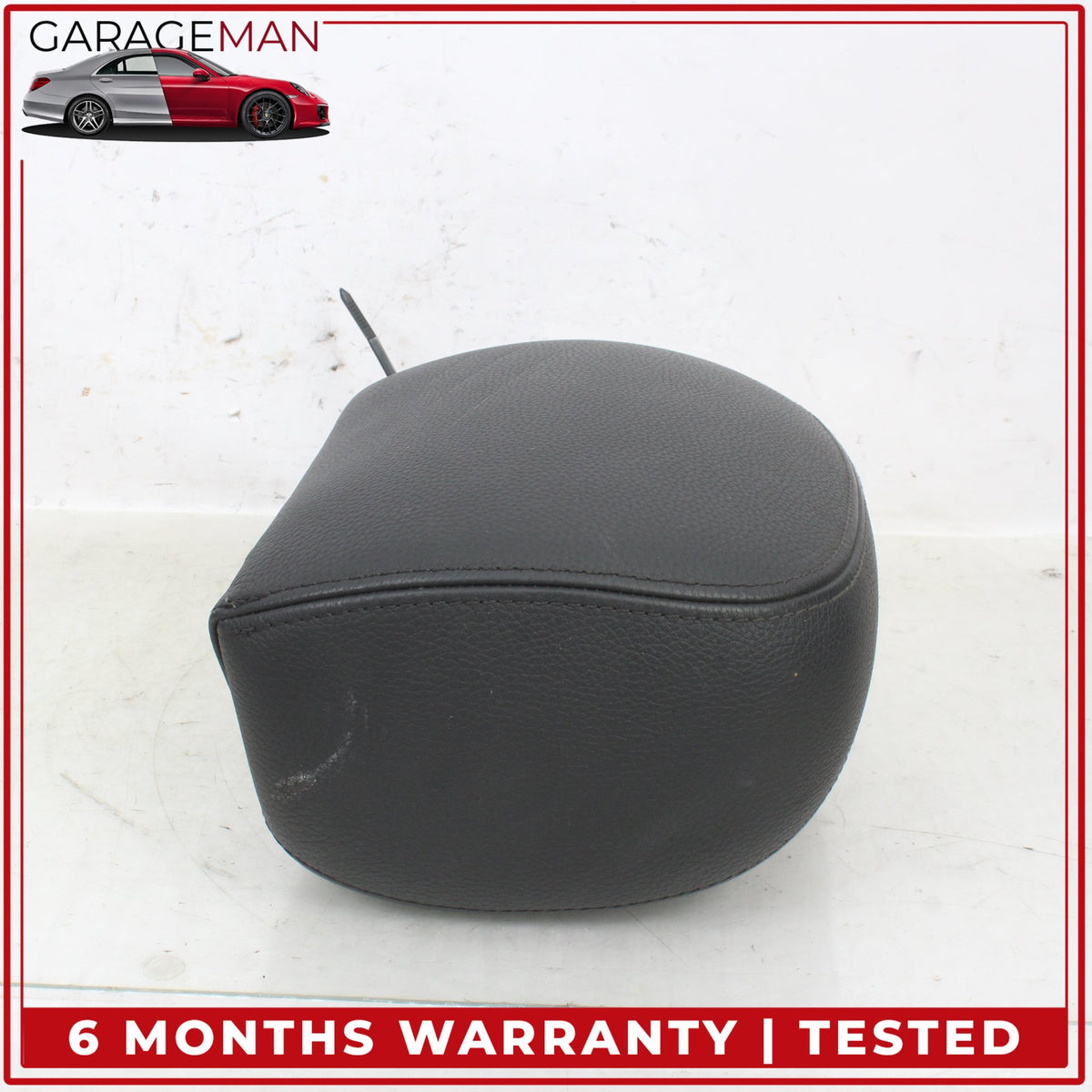 2004-2007 BMW 650i E64 RWD Front Left & Right Headrest Black OEM