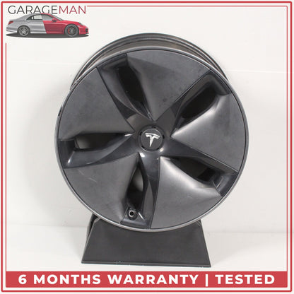 2017-2023 Tesla Model 3 Alloy Wheel Rim w/ Aerocover 18x8.5J ET40 104422100G OEM