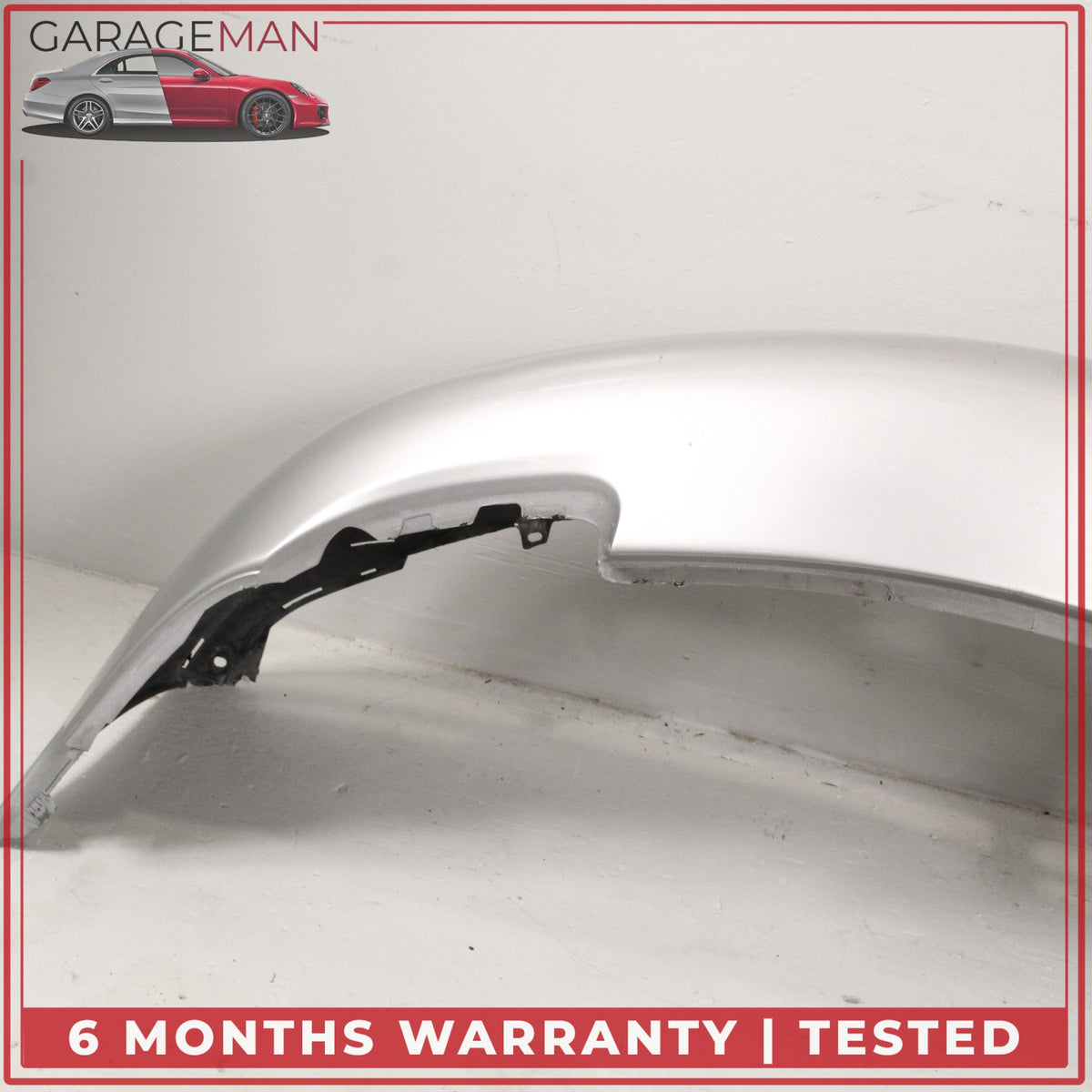 1999-2001 Porsche 911 Carrera 996 Front Bumper Cover Arctic Silver Metallic OEM