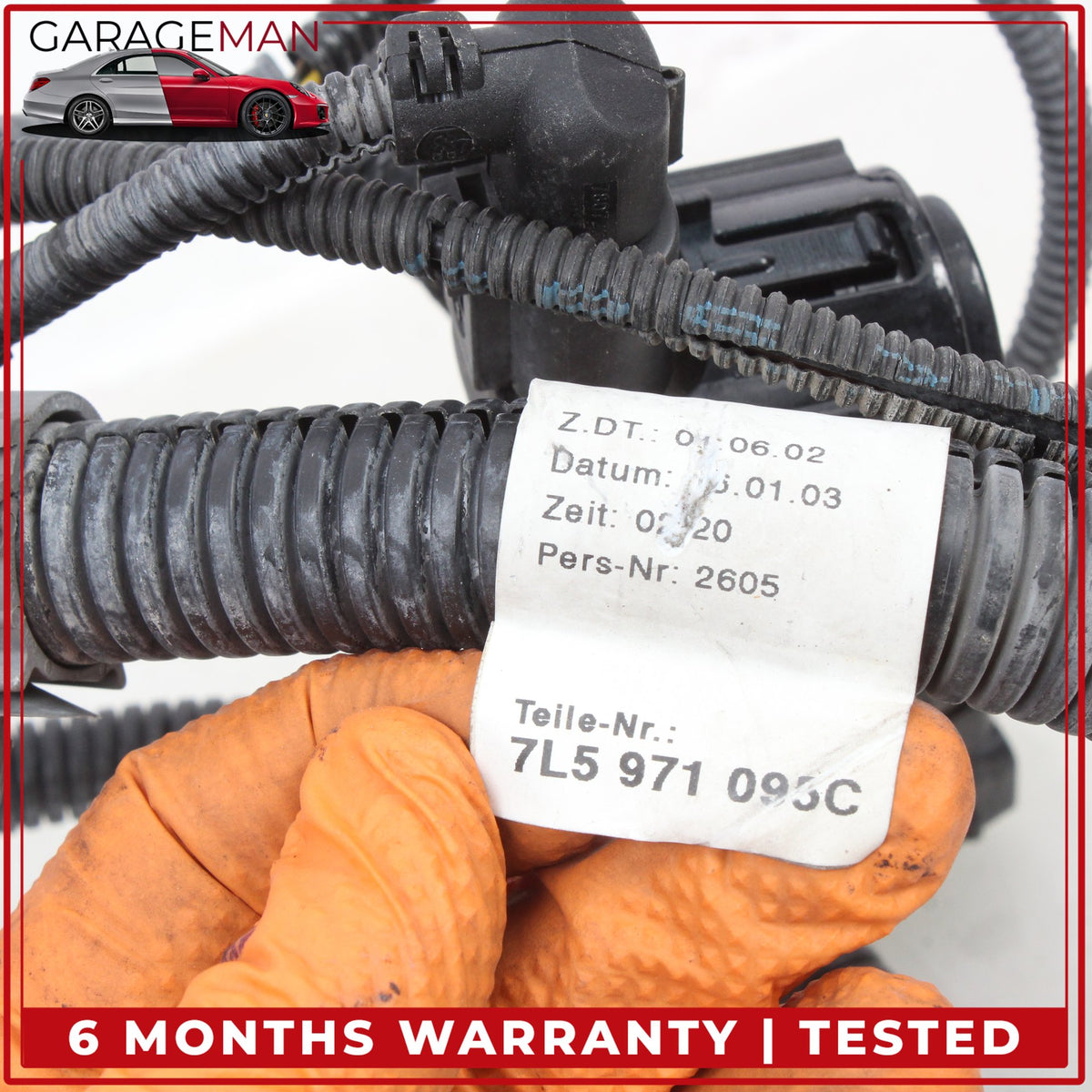 2003-2006 Porsche Cayenne 955 Front Bumper Parking Sensor Wire Harness Set OEM