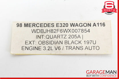 1996-2003 Mercedes W210 E320 Front Right Door Control Module 2088201426