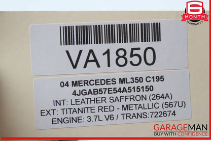 01-05 Mercedes W163 ML350 ML500 Steering Wheel Airbag Air Bag 1634600298 OEM